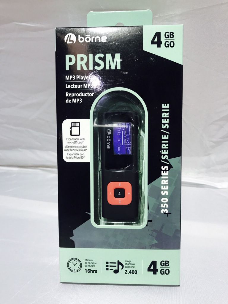 New OPEN/DISTRESS BOX! Borne MP350MX 4gb Stick Mp3 Player With Display